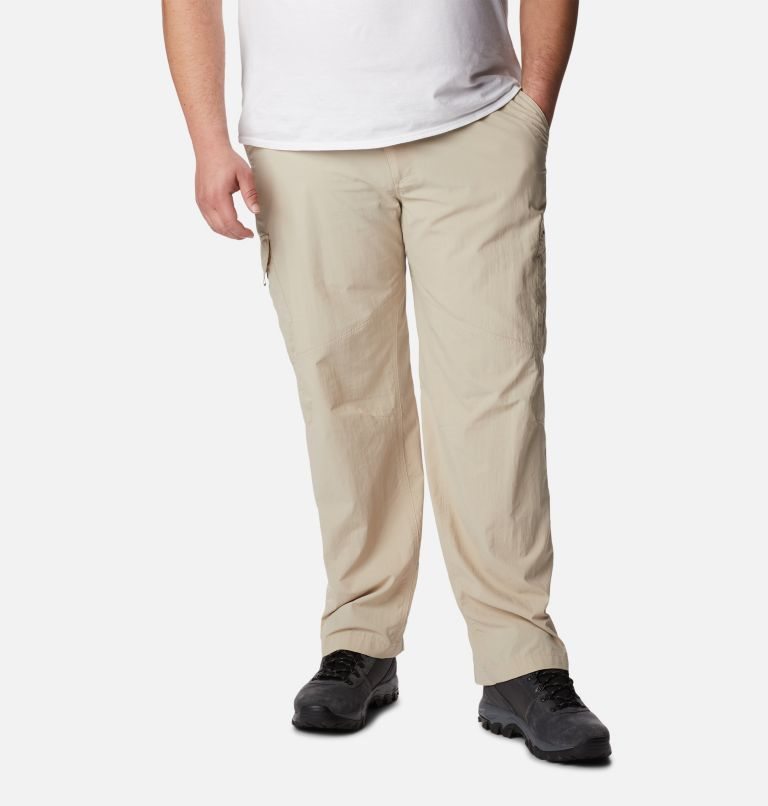 Men\'s Columbia Silver Ridge Cargo Pants Khaki | Plus Size CA-H853L